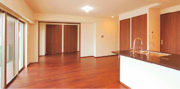 リビングルームのリフォーム画像3